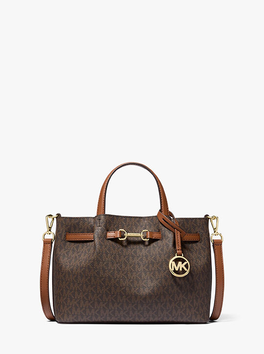 Carson Small Signature Logo Satchel michael kors carson small signature logo satchel