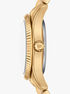 Petite Lexington Pavé Gold-Tone Watch michael kors petite lexington pav gold tone watch