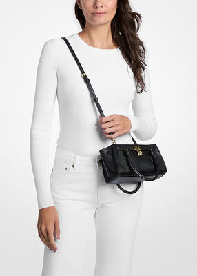michael kors hamilton moderne extra small leather crossbody bag