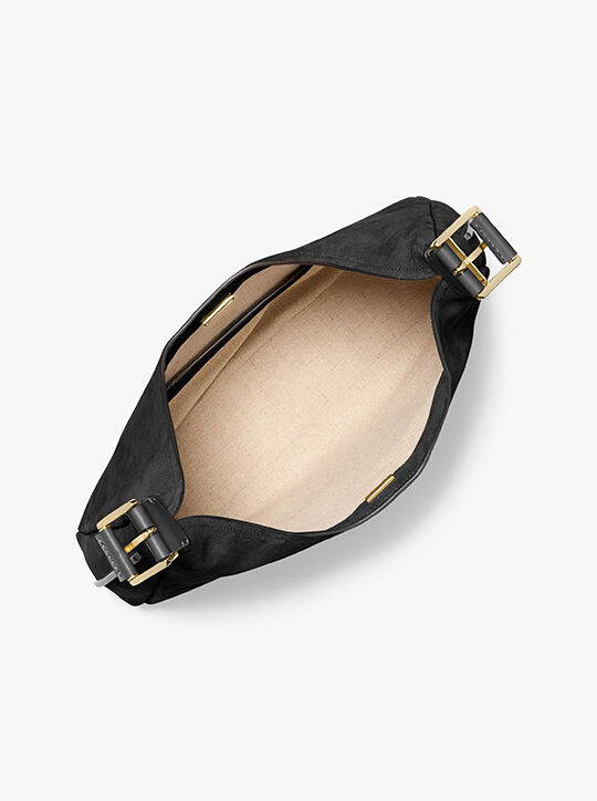 Nolita Large Nubuck Hobo Shoulder Bag michael kors nolita large nubuck hobo shoulder bag