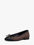 Piper Flex Signature Logo Ballet Flat michael kors piper flex signature logo ballet flat