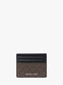 michael kors greyson logo tall card case