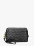Zadie Small Signature Logo Wristlet michael kors zadie small signature logo wristlet