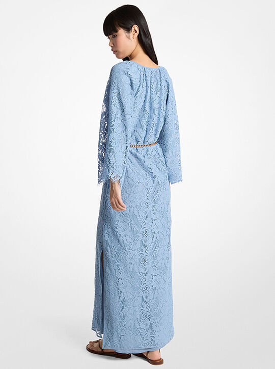 michael kors corded floral lace caftan