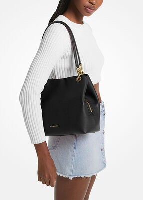 michael kors حقيبة كينسينغتون كبيرة من الجلد المحبب