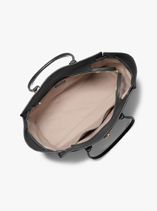 michael kors hamilton moderne large leather tote bag