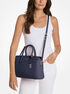 michael kors laila medium leather satchel