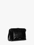 michael kors darrington mini crackled leather crossbody bag