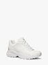 michael kors sami mesh and leather trainer