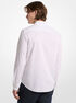 Logo Pinstripe Stretch Cotton Shirt michael kors logo pinstripe stretch cotton shirt