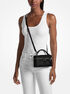michael kors jana extra small embellished suede convertible crossbody bag