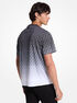 michael kors ombr  signature logo cotton t shirt