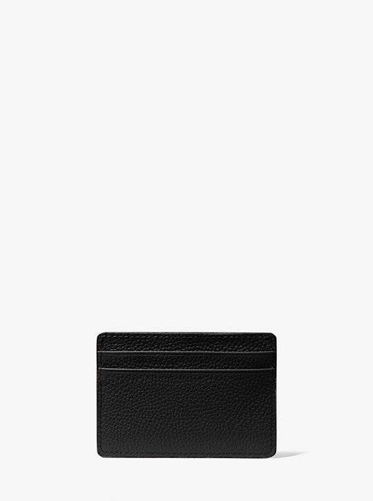 michael kors pebbled leather card case