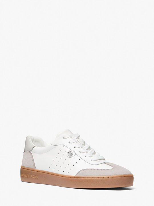 michael kors scotty leather sneaker