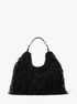 michael kors nolita large faux shearling shoulder bag