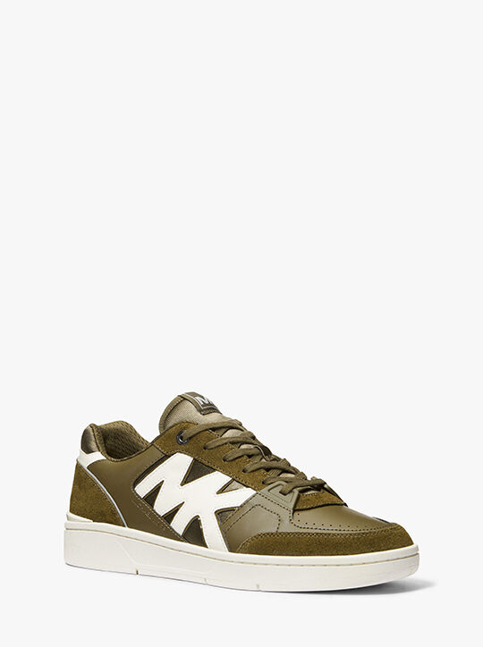 Rebel Leather Sneaker michael kors rebel leather sneaker