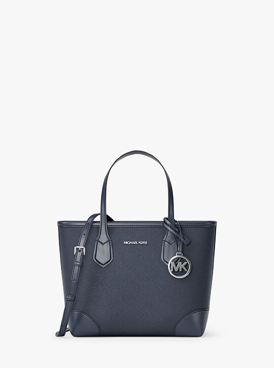 Eva Extra-Small Saffiano Leather Convertible Tote Bag michael kors eva extra small saffiano leather convertible tote bag