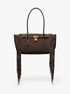 michael kors hamilton moderne small fringed suede satchel
