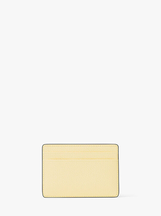 Pebbled Leather Card Case michael kors pebbled leather card case