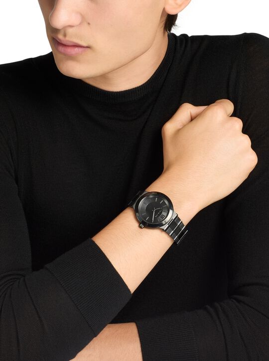 Oversized Billie Black-Tone Watch michael kors oversized billie black tone watch