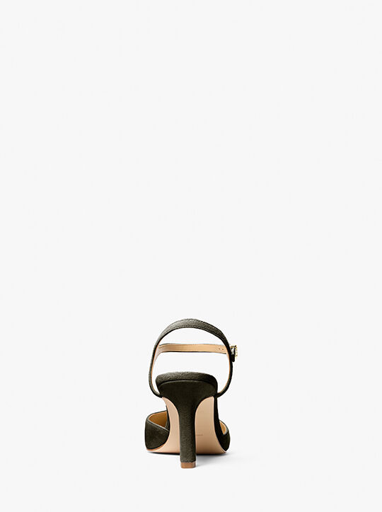 Amara Suede Slingback Pump michael kors amara suede slingback pump