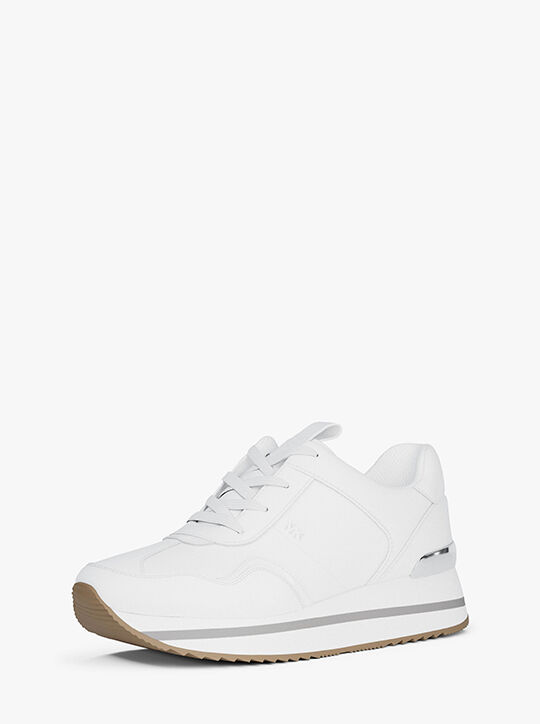 Raina Leather Trainer michael kors raina leather trainer