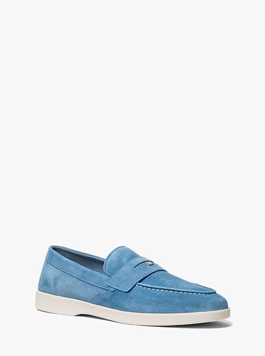 michael kors wesley suede loafer