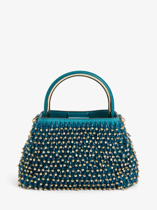 Limited-Edition Rosie Extra-Small Embellished Satin Bucket Bag michael kors limited edition rosie extra small embellished satin bucket bag