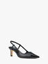 Alora Leather Slingback Pump michael kors alora leather slingback pump