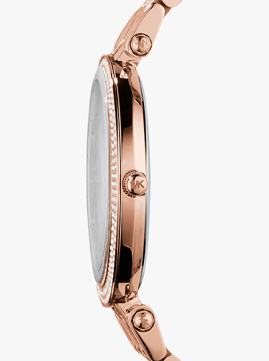 ساعة مايكل كورس جليتز دارسي باللون الذهبي الوردي michael kors ساعة مايكل كورس جليتز دارسي باللون الذهبي الوردي