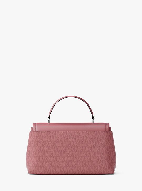 michael kors tribeca extra small signature logo satchel