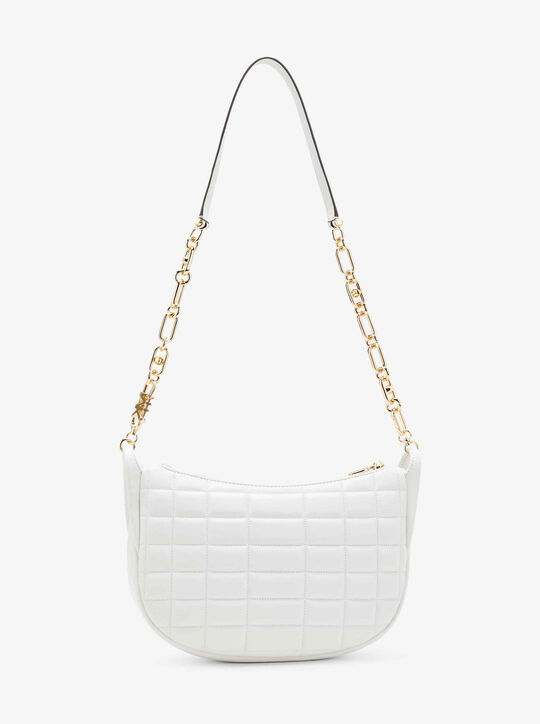 Kendall Large Quilted Leather Chain-Link Shoulder Bag michael kors kendall large quilted leather chain link shoulder bag