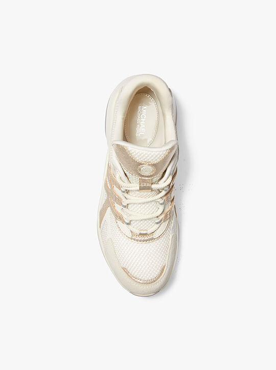 michael kors olympia sport extreme leather trainer