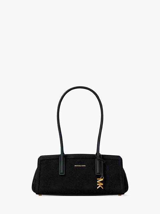 michael kors laila small suede shoulder bag