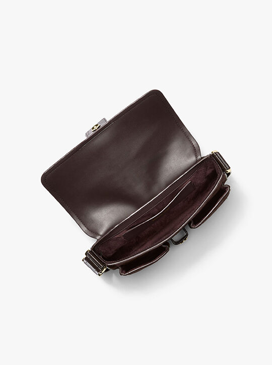 حقيبة كتف كولبي من الجلد المتشقق متوسطة الحجم michael kors حقيبة كتف كولبي من الجلد المتشقق متوسطة الحجم