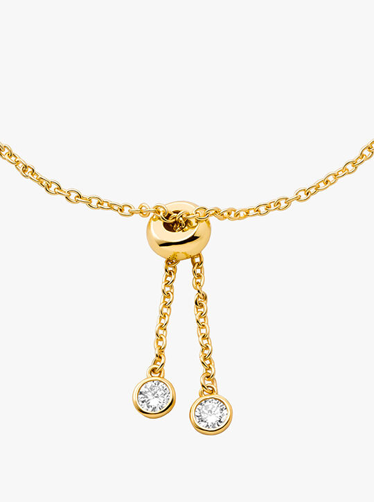 سوار منزلق من الفضة الإسترلينية المطلية بالمعادن الثمينة michael kors سوار منزلق من الفضة الإسترلينية المطلية بالمعادن الثمينة