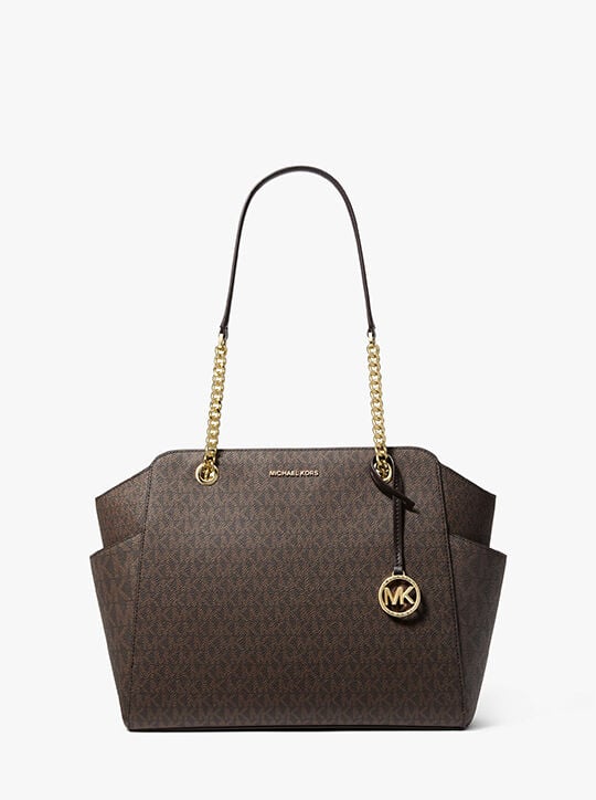 Jacquelyn Medium Logo Tote Bag michael kors jacquelyn medium logo tote bag