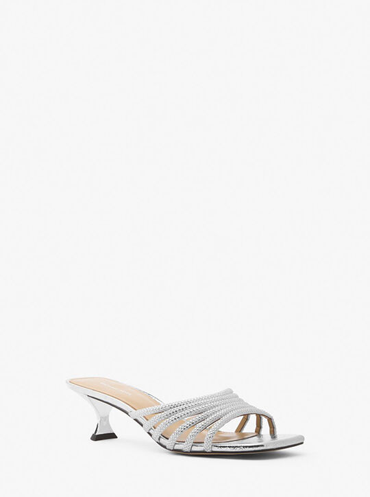 صندل هايسلي المعدني المزخرف michael kors صندل هايسلي المعدني المزخرف