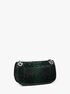 michael kors christie mini python embossed leather envelope bag