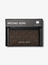 michael kors greyson logo tall card case
