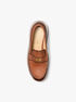 Indy Burnished Leather Platform Loafer michael kors indy burnished leather platform loafer