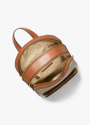 michael kors حقيبة ظهر جايسي متوسطة الحجم بشعار الماركة