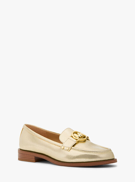 حذاء لوفر كارمن من الجلد الصناعي معدني michael kors حذاء لوفر كارمن من الجلد الصناعي معدني