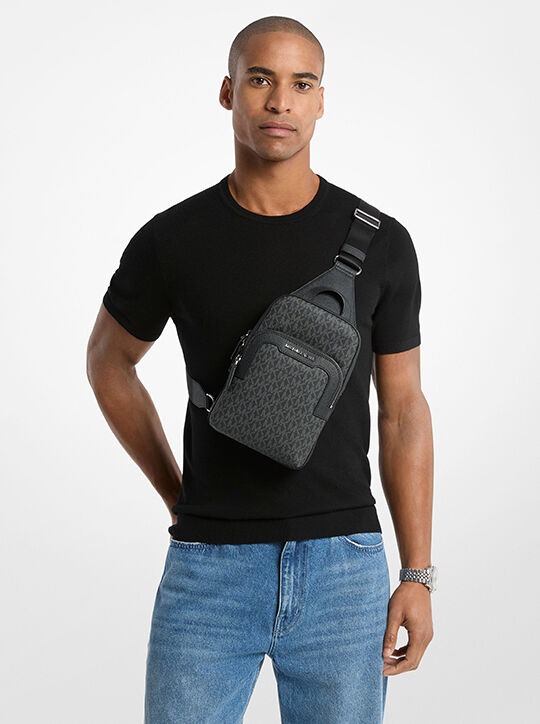 Hudson Signature Logo Sling Pack michael kors hudson signature logo sling pack