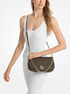 michael kors nolita medium signature logo convertible shoulder bag