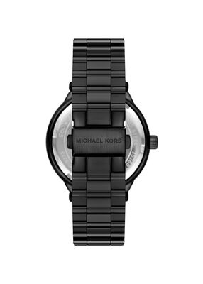 michael kors oversized billie black tone watch