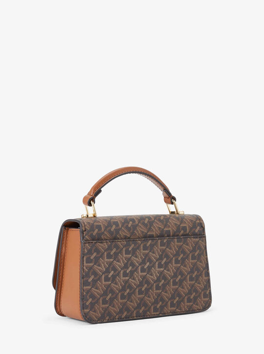michael kors delancey small empire monogram crossbody bag