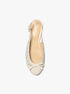 Piper Signature Logo Slingback Ballet Flat michael kors piper signature logo slingback ballet flat