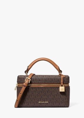 michael kors jana extra small signature logo convertible crossbody bag
