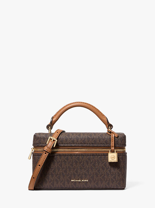 michael kors jana extra small signature logo convertible crossbody bag